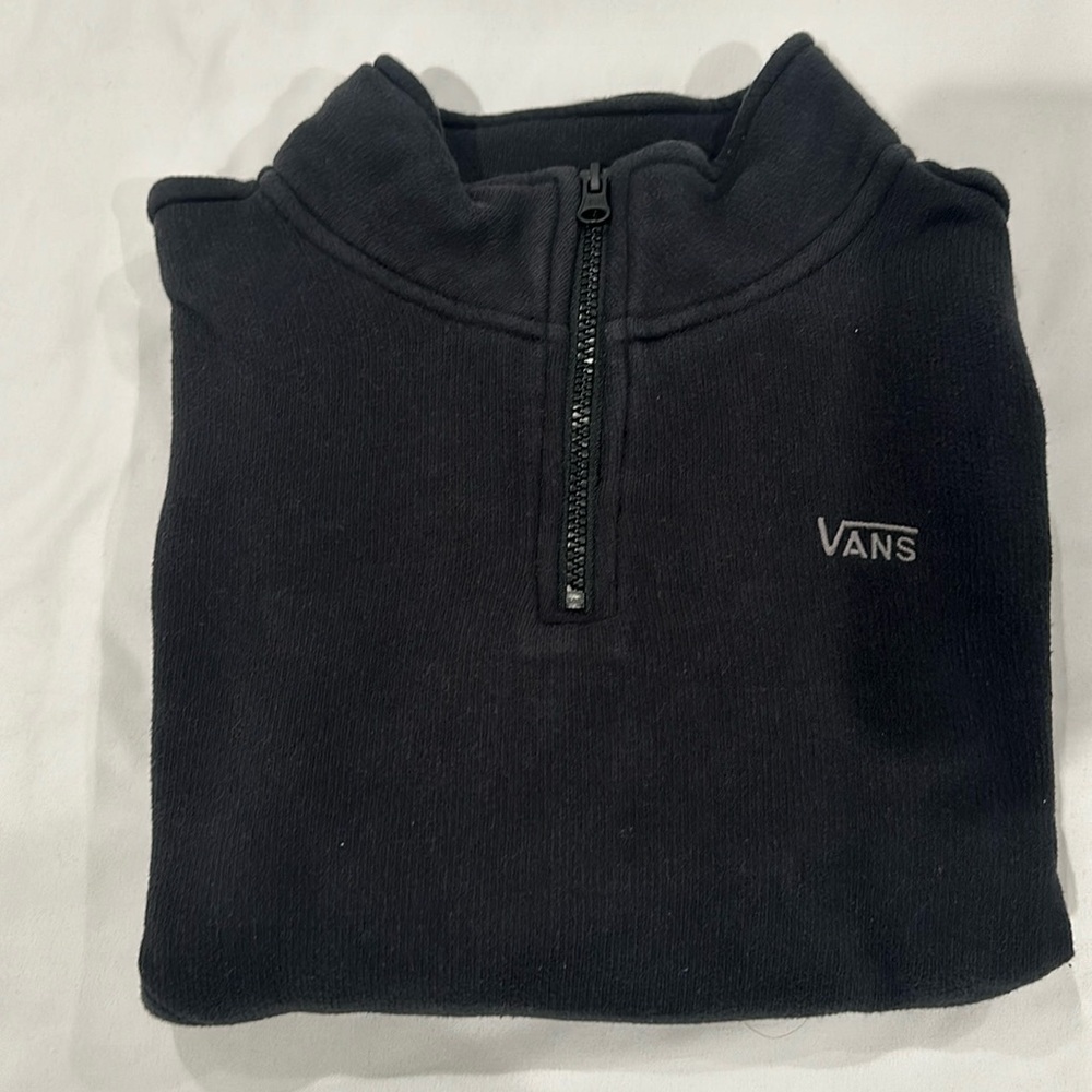 🩷 quarter zip vans sweater